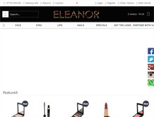 Tablet Screenshot of eleanorbeauty.com